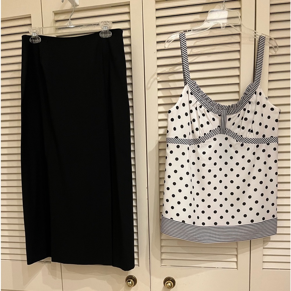 Ladies Ann Taylor Skirt/Ann Taylor Loft Top